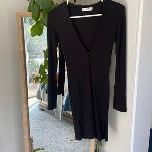 Flynn sky black dress